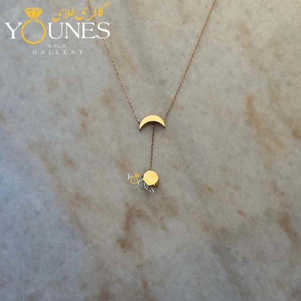 گردنبند ماه دنباله دار طلا